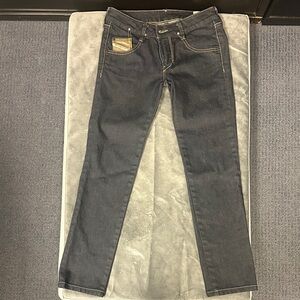 Diesel Midnight Blue Cropped Jeans